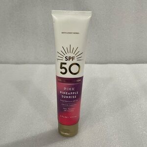 Bath and Body Works SPF 50 Pink Pineapple Sunrise Sunscreen Lotion
